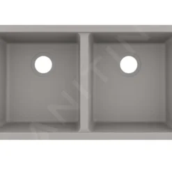 Hansgrohe Spoelbakken - Onderbouwspoelbak Graniet S510-U770, Betongrijs 43434380