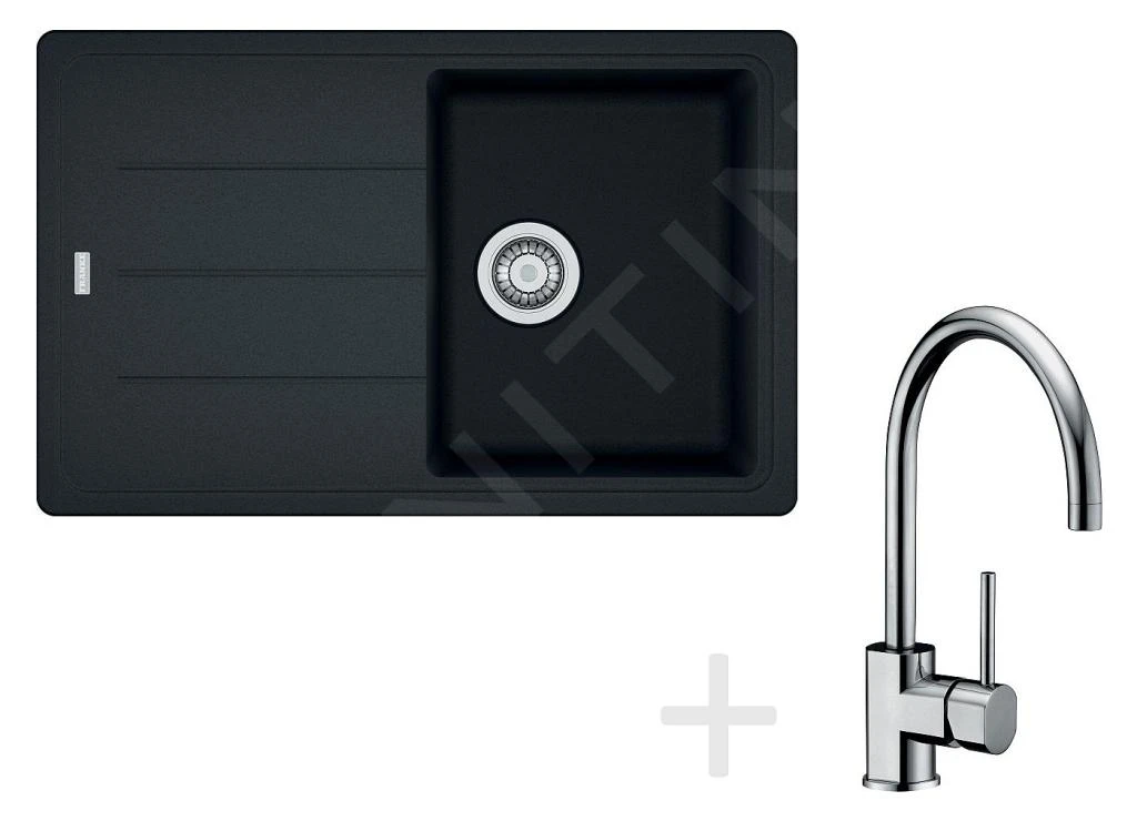 Franke Sets - Spoelbakset G56, BFG 611-78 Graniet Spoelbak, Onyx + Keukenkraan FC 650, Chroom 114.0323.875 3 Franke Sets - Spoelbakset G56, BFG 611-78 Graniet Spoelbak, Onyx + Keukenkraan FC 650, Chroom 114.0323.875