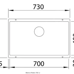 Blanco Rotan 700 - Silgranit Spoelbak, 730x460 Mm, Antraciet 521344 6 Blanco Rotan 700 - Silgranit Spoelbak, 730x460 Mm, Antraciet 521344 -Exporteren Kraan Lux Winkel 8a0615067a49857a2514a295 1