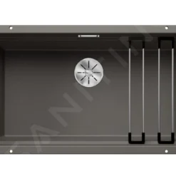 Blanco Etagon 700 - Silgranit Spoelbak, 730x460 Mm, Met Toebehoren, InFino, Grijs 527261