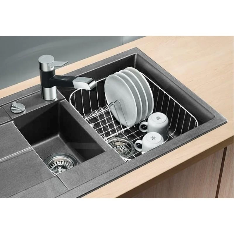 Blanco Metra 6 - Silgranit Spoelbak, 1000x500 Mm, Met Draaiknopbediening, Antraciet 513053 5 Blanco Metra 6 - Silgranit Spoelbak, 1000x500 Mm, Met Draaiknopbediening, Antraciet 513053 - Afbeelding 3