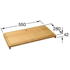 Villeroy & Boch Toebehoren - Set Van Snijplank En Draadmand, Beukenhout/rvs 8K140000 -Exporteren Kraan Lux Winkel 8ab5de680d0f3b232e5bae48