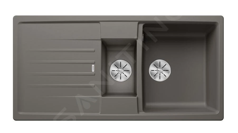 Blanco Lexa 6 - Silgranit Spoelbak, 1000x500 Mm, Met Afvoerbediening En Toebehoren, InFino, Grijs 527278 3 Blanco Lexa 6 - Silgranit Spoelbak, 1000x500 Mm, Met Afvoerbediening En Toebehoren, InFino, Grijs 527278