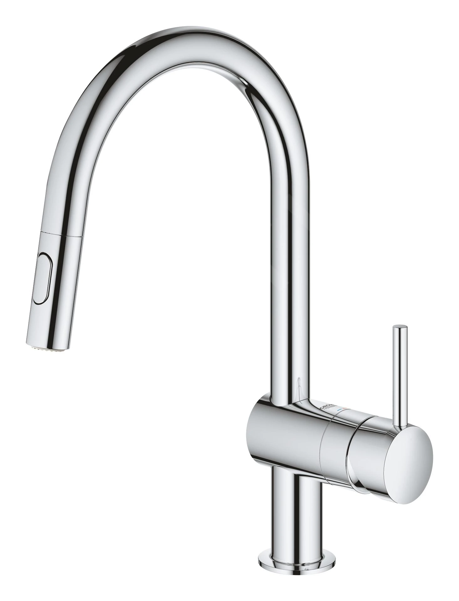 Grohe Minta - Keukenkraan Met Uittrekbare Handdouche, Chroom 32321002 5 Grohe Minta - Keukenkraan Met Uittrekbare Handdouche, Chroom 32321002 - Afbeelding 3