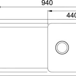 Franke Orion - OID 611 Tectonite Spoelbak, 940x510 Mm, Wit 114.0288.541 -Exporteren Kraan Lux Winkel 8e98cf73e1531349d72892ee