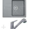Franke Sets - Keukenset G55, Granieten Spoelbak BFG 611-62, Steengrijs + Kraan FC 9547, Steengrijs 114.0323.821