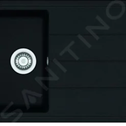 Franke Basis - Fragraniet Spoelbak BFG 611-86, 860x500 Mm, Mat Zwart 114.0661.512