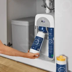 Grohe Blue Home - Mono Connected Keukenkraan, Met Filterset En Koeler, Geborsteld Hard Graphite 31498AL1 -Exporteren Kraan Lux Winkel 90321676695ff65ecc6cabae