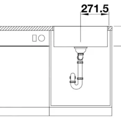 Blanco Subline 500 - Silgranit Spoelbak, 543x443 Mm, Met Draaiknopbediening, SteelFrame, Zwart 525998 8 Blanco Subline 500 - Silgranit Spoelbak, 543x443 Mm, Met Draaiknopbediening, SteelFrame, Zwart 525998 -Exporteren Kraan Lux Winkel 90c5c3bcf87ba0e95c48c646