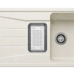 Blanco Sona 6 - Silgranit Spoelbak, 1000x500 Mm, Zacht Wit 527153 -Exporteren Kraan Lux Winkel 90c829f2bb4eadf8088e6134