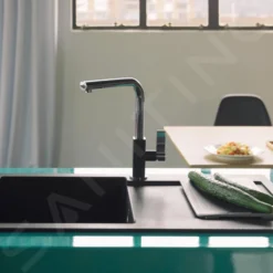 Franke Kranen - Keukenkraan FG 0392.071, Met Uittrekbare Sproeikop, Chroom/onyx 115.0392.382 -Exporteren Kraan Lux Winkel 90cdc169ff28c886e36c79a2