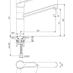 Ideal Standard CeraFlex - Keukenkraan Met Hoge Uitloop, BlueStart, Chroom BC135AA 9 Ideal Standard CeraFlex - Keukenkraan Met Hoge Uitloop, BlueStart, Chroom BC135AA -Exporteren Kraan Lux Winkel 9127650f00e5866214e2d149