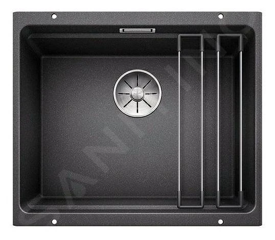 Blanco Etagon 500 - Silgranit Spoelbak, 530x460 Mm, Met Verschillende Niveaus, Antraciet 522227 3 Blanco Etagon 500 - Silgranit Spoelbak, 530x460 Mm, Met Verschillende Niveaus, Antraciet 522227