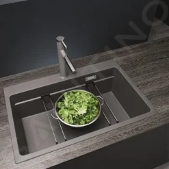 Blanco Etagon 8 - Silgranit Spoelbak, 780x510 Mm, Met Verschuifbare Rails, Zwart 525893 -Exporteren Kraan Lux Winkel 9177066b1e90a147c6d227dc