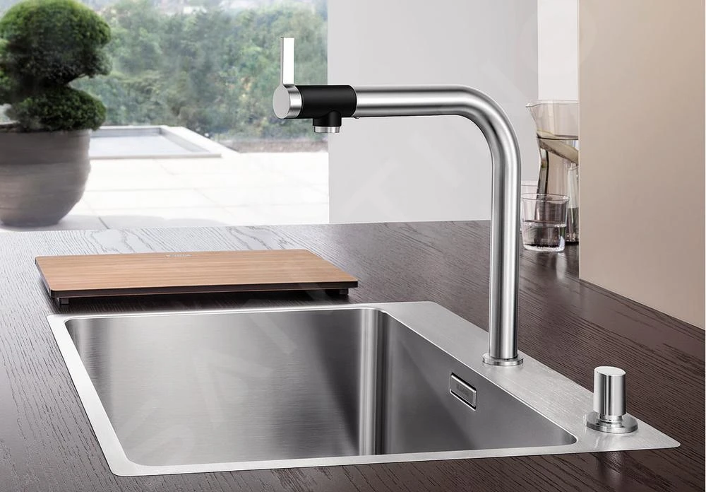 Blanco Vonda - Keukenkraan, Geborsteld Rvs 518435 7 Blanco Vonda - Keukenkraan, Geborsteld Rvs 518435 - Afbeelding 5