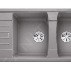 Blanco Lexa 8 - Silgranit Spoelbak, 1160x500 Mm, InFino, Aluminium 524982