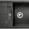 Blanco Metra 45 - Silgranit Spoelbak, 680x500 Mm, Compact, Zwart 525912
