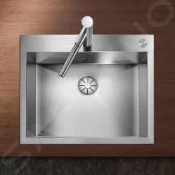 Blanco Zerox 550 - Spoelbak, 610x510 Mm, InFino, Rvs 521638 -Exporteren Kraan Lux Winkel 967dc3514946c5bafc0e8c65