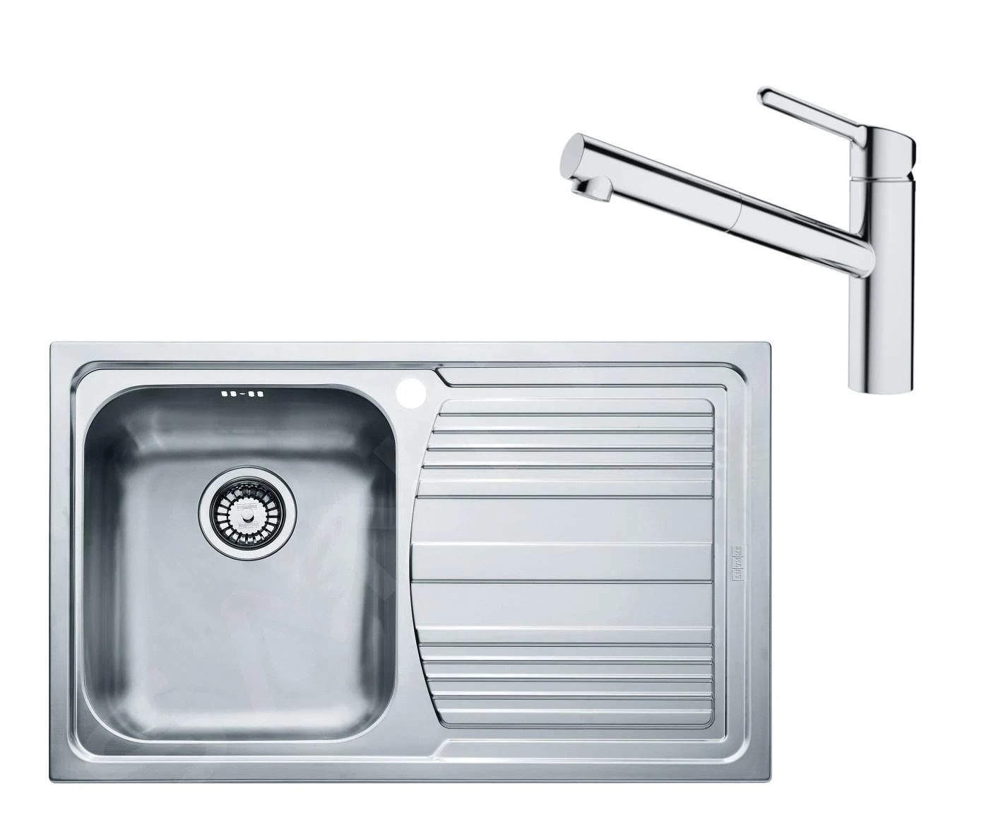 Franke Sets - Set N83, Rvs Spoelbak LLX 611/2 En Keukenkraan FC 3055.031, Rvs/chroom 101.0650.597 3 Franke Sets - Set N83, Rvs Spoelbak LLX 611/2 En Keukenkraan FC 3055.031, Rvs/chroom 101.0650.597