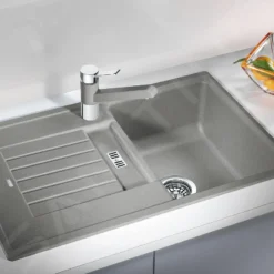 Blanco Zia 45 - Silgranit Spoelbak, 780x500 Mm, Zwart 526013 -Exporteren Kraan Lux Winkel 992892b876518903e97b5723