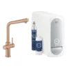 Grohe Blue Home - Keukenkraan, Met Filterset En Koeler, Geborsteld Warm Sunset 31454DL1