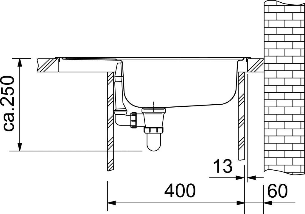Franke Sets - Keukenset N32, ETN 611-58 Roestvrij Staal Spoelbak + FB 250.031 Keukenkraan, Chroom 101.0283.215 5 Franke Sets - Keukenset N32, ETN 611-58 Roestvrij Staal Spoelbak + FB 250.031 Keukenkraan, Chroom 101.0283.215 - Afbeelding 3