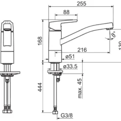 Hansa Polo - Keukenkraan, Chroom 51482293 6 Hansa Polo - Keukenkraan, Chroom 51482293 -Exporteren Kraan Lux Winkel 9b9a32ff4e9352c82d220e47 1