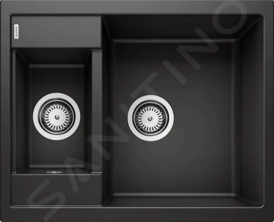 Blanco Metra 6 - Silgranit Spoelbak, 615x500 Mm, Zwart 525923 3 Blanco Metra 6 - Silgranit Spoelbak, 615x500 Mm, Zwart 525923