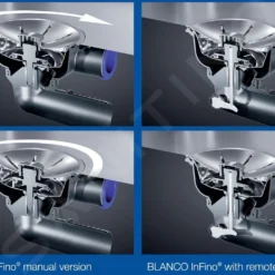 Blanco Lexa 6 - Silgranit Spoelbak, 1000x500 Mm, Met Accessoires, InFino, Grijze Rots 524931 -Exporteren Kraan Lux Winkel PHOTO 654