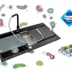 Franke Sets - Set G227, Fragraniet Spoelbak CNG 611-78 TL/7 En Keukenkraan FC 3055.071, Onyx/chroom 114.0650.830 13 Franke Sets - Set G227, Fragraniet Spoelbak CNG 611-78 TL/7 En Keukenkraan FC 3055.071, Onyx/chroom 114.0650.830 -Exporteren Kraan Lux Winkel PHOTO 983