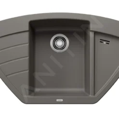 Blanco Zia 9 - Silgranit Spoelbak, 930x510 Mm, Grijs 527395