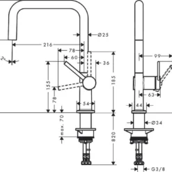 Hansgrohe M54 - Keukenkraan Talis, Mat Zwart 72806670 10 Hansgrohe M54 - Keukenkraan Talis, Mat Zwart 72806670 -Exporteren Kraan Lux Winkel a0d1d187a4480b796fe0c8f7 2