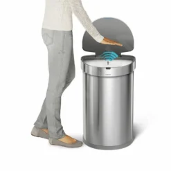 Simplehuman Afvalemmers - Afvalbak Met Sensor, 45 L, Gebrosteld Rvs ST2009 27 Simplehuman Afvalemmers - Afvalbak Met Sensor, 45 L, Gebrosteld Rvs ST2009 -Exporteren Kraan Lux Winkel a13d94236f12cac3f848286c