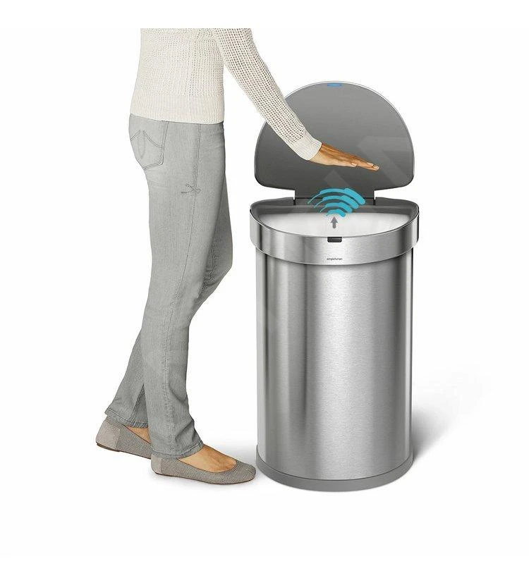 Simplehuman Afvalemmers - Afvalbak Met Sensor, 45 L, Gebrosteld Rvs ST2009 15 Simplehuman Afvalemmers - Afvalbak Met Sensor, 45 L, Gebrosteld Rvs ST2009 - Afbeelding 13