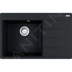 Franke Sets - Set G219, Fragraniet Spoelbak CNG 611-78 TL/2 En Keukenkraan FC 3055.071, Onyx/chroom 114.0650.826 -Exporteren Kraan Lux Winkel a14b43bb46c7eff7b0331f60