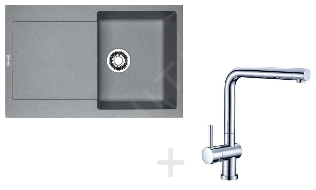 Franke Sets - Keukenset G39, Granieten Spoelbak MRG 611, Steengrijs + Samoa Kraan, Chroom 114.0283.425 3 Franke Sets - Keukenset G39, Granieten Spoelbak MRG 611, Steengrijs + Samoa Kraan, Chroom 114.0283.425