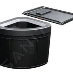 Franke Sorters - Inbouw Prullenbak Solo 50, Zwart 121.0307.568