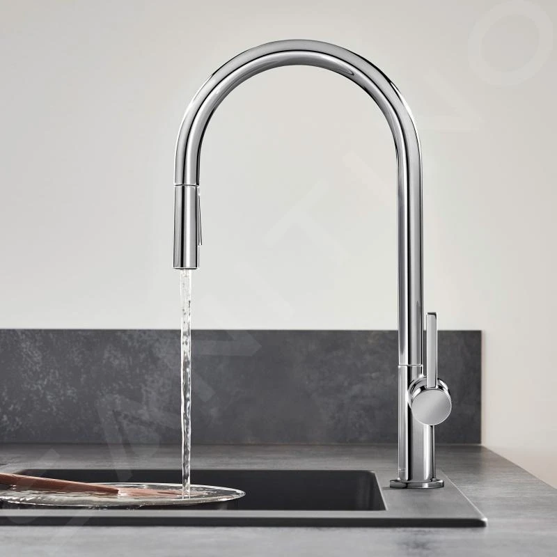 Hansgrohe M54 - Talis Keukenkraan Met Uittrekbare Handdouche, Chroom 72800000 5 Hansgrohe M54 - Talis Keukenkraan Met Uittrekbare Handdouche, Chroom 72800000 - Afbeelding 3