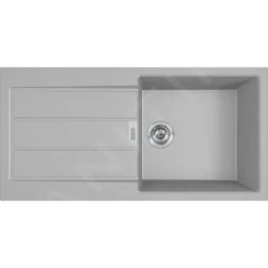 Franke Sets - Keukenset T108, Tectonite Spoelbak S2D 611-100 En Keukenkraan FP 9000.31, Grijs/chroom 143.0675.738 -Exporteren Kraan Lux Winkel a40b36ccffe18f5e89df1091
