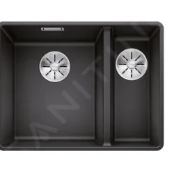 Blanco Subline 340/160 - Silgranit Spoelbak, 552x427 Mm, Spoelbak Links, Antraciet 523568