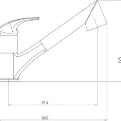 Novaservis Metalia 57 - Keukenkraan Met Uittrekbare Handdouche Met Omstelkraan, Chroom 57081,0 -Exporteren Kraan Lux Winkel a9a4a39472a84b3c8f8627d7