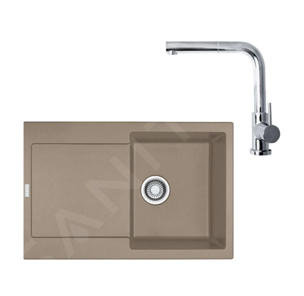 Franke Sets - Keukenset G40, Fragraniet Spoelbak MRG 611 En Keukenkraan FN 0147.031, Kasjmier/chroom 114.0510.270 3 Franke Sets - Keukenset G40, Fragraniet Spoelbak MRG 611 En Keukenkraan FN 0147.031, Kasjmier/chroom 114.0510.270