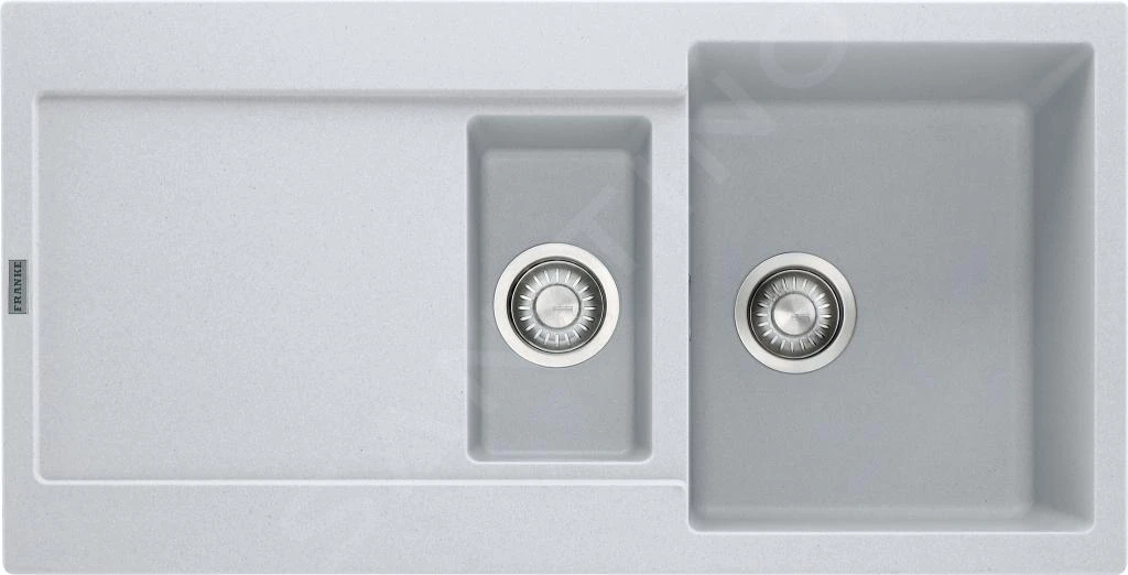 Franke Maris - MRG 651 Fragraniet Spoelbak, 970x500 Mm, Glacier 114.0120.249 4 Franke Maris - MRG 651 Fragraniet Spoelbak, 970x500 Mm, Glacier 114.0120.249 - Afbeelding 2