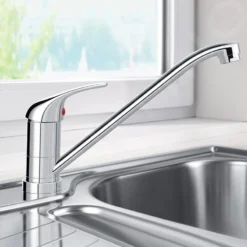 Blanco Daras F - Keukenkraan, Neerklapbaar Onder Raam, Chroom 521751 -Exporteren Kraan Lux Winkel aacf0dd280b0ca9714bfb4c6