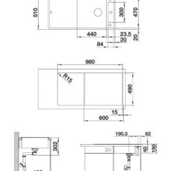 Blanco Axia III XL 6 - Silgranit Spoelbak, 1000x510 Mm, Met Accessoires, InFino, Coffee 523509 7 Blanco Axia III XL 6 - Silgranit Spoelbak, 1000x510 Mm, Met Accessoires, InFino, Coffee 523509 -Exporteren Kraan Lux Winkel aafabb6d5d4c4ff1fe5bba65 3