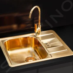 Alveus Line Monarch - Spoelbak 615x500 Mm, Bronze 1103789 -Exporteren Kraan Lux Winkel ac10fd3668f5041f01da8910