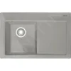 Franke Mythos - Keramische Spoelbak MTK 611-78/2, 780x510 Mm, Perlgrau Matt 124.0433.448