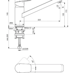 Ideal Standard CeraPlan - Keukenkraan, Chroom BD308AA -Exporteren Kraan Lux Winkel af93604ca8228cb971d25775 1