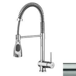 Paffoni Stick - Keukenkraan Met Flexibele Uitloop, Rvs SK177ST