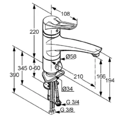 Kludi Mx - Eengreeps Keukenkraan, Aansluiting Voor Was-/vaatwasmachine, Chroom/mocca 399068262 -Exporteren Kraan Lux Winkel b29eb7ddf91713c8afa3df1c